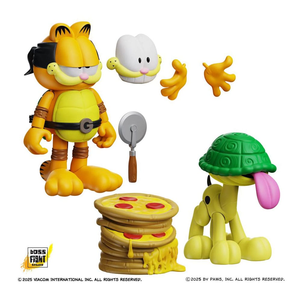 Garfield 2 Pack Garfello and Sidekick Odie Action Figures