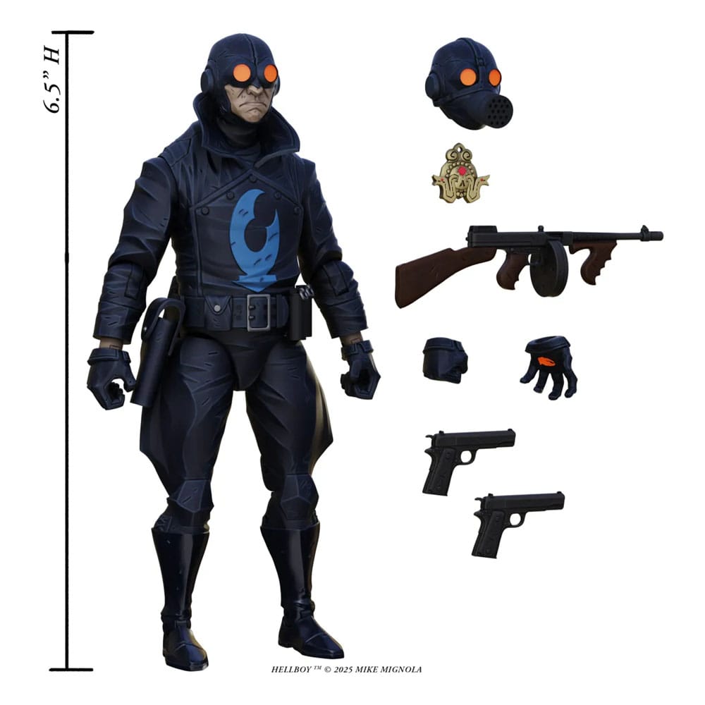 Hellboy Lobster Johnson (The Iron Prometheus) Action Figure 17 cm