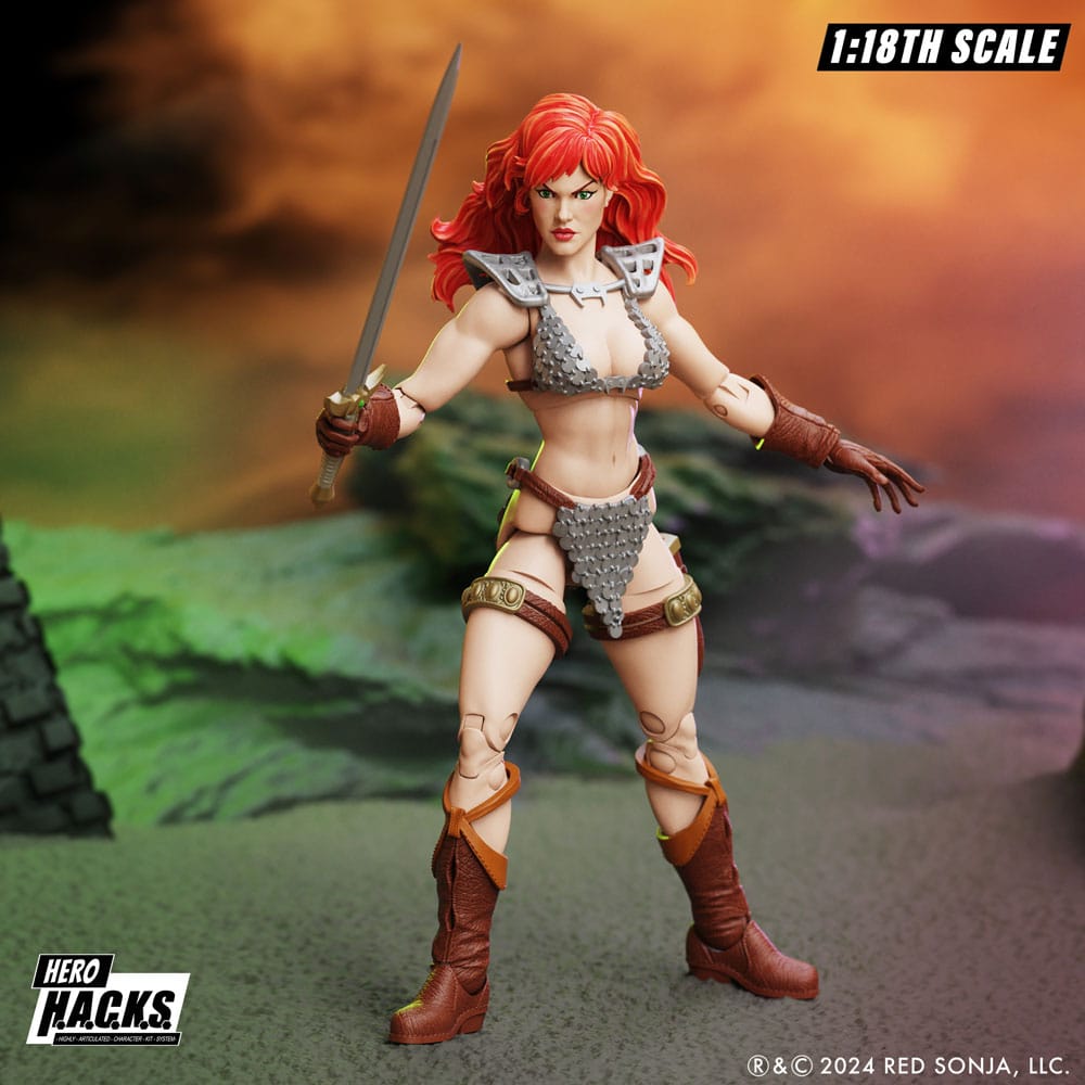 Red Sonja Hero HACKS Red Sonja Action Figure