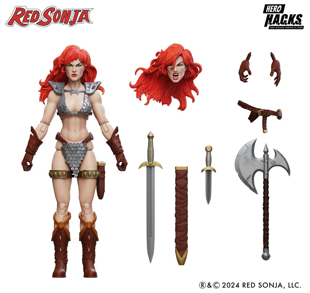 Red Sonja Hero HACKS Red Sonja Action Figure