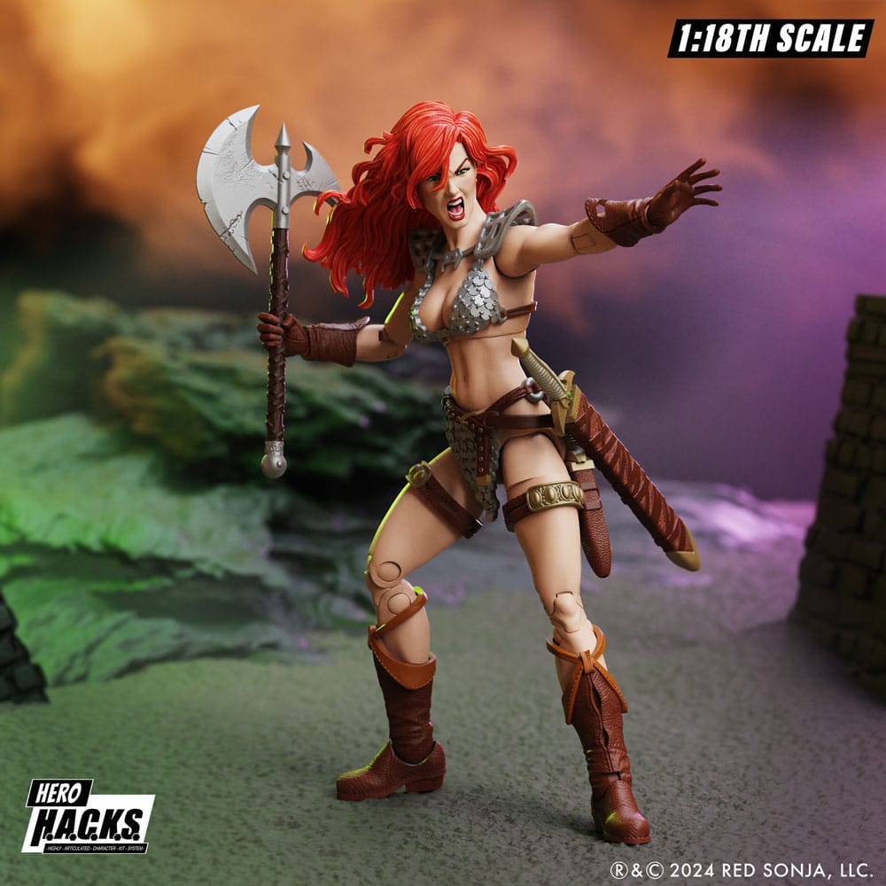 Red Sonja Hero HACKS Red Sonja Action Figure
