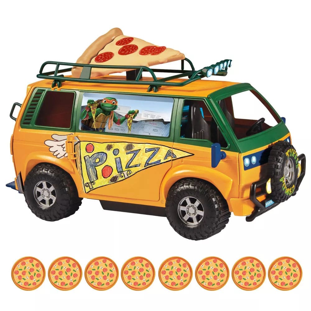 Teenage Mutant Ninja Turtles: Veicolo Mutant Mayhem Pizzafire Van 20 cm