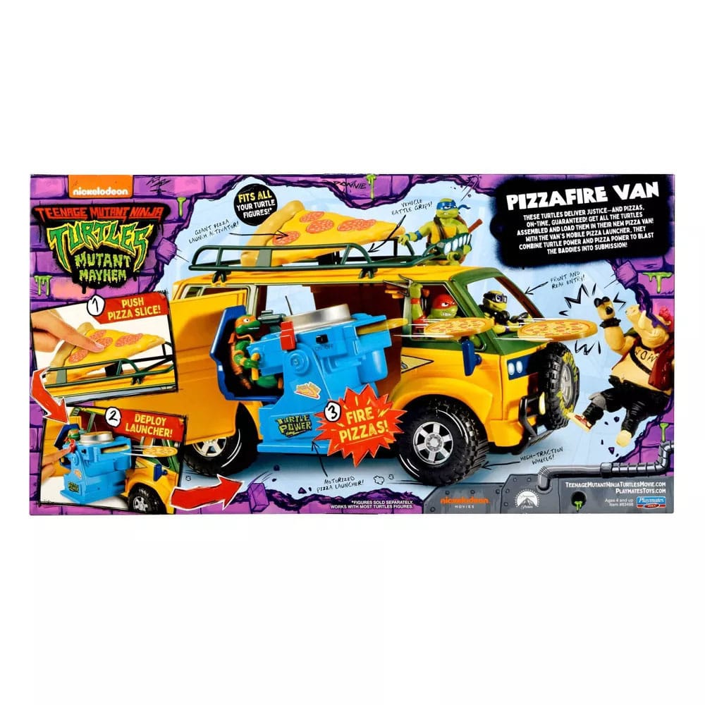 Teenage Mutant Ninja Turtles: Veicolo Mutant Mayhem Pizzafire Van 20 cm