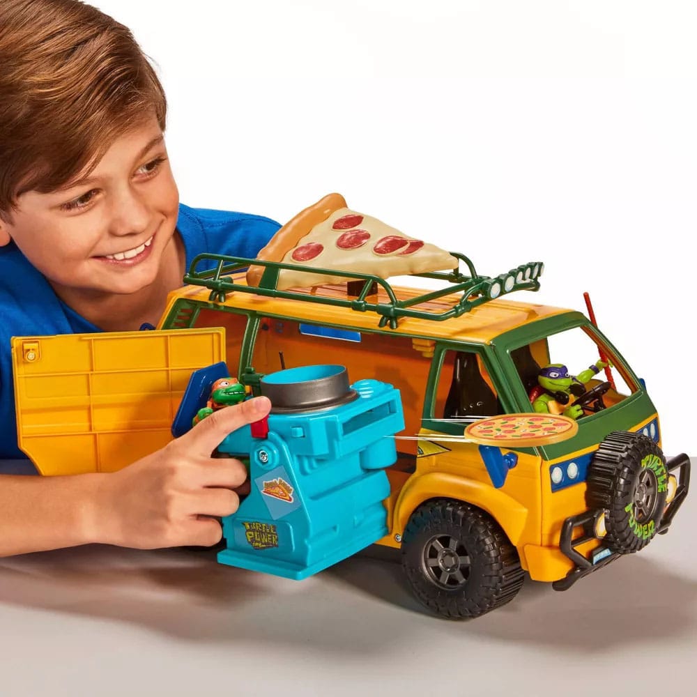 Teenage Mutant Ninja Turtles: Veicolo Mutant Mayhem Pizzafire Van 20 cm
