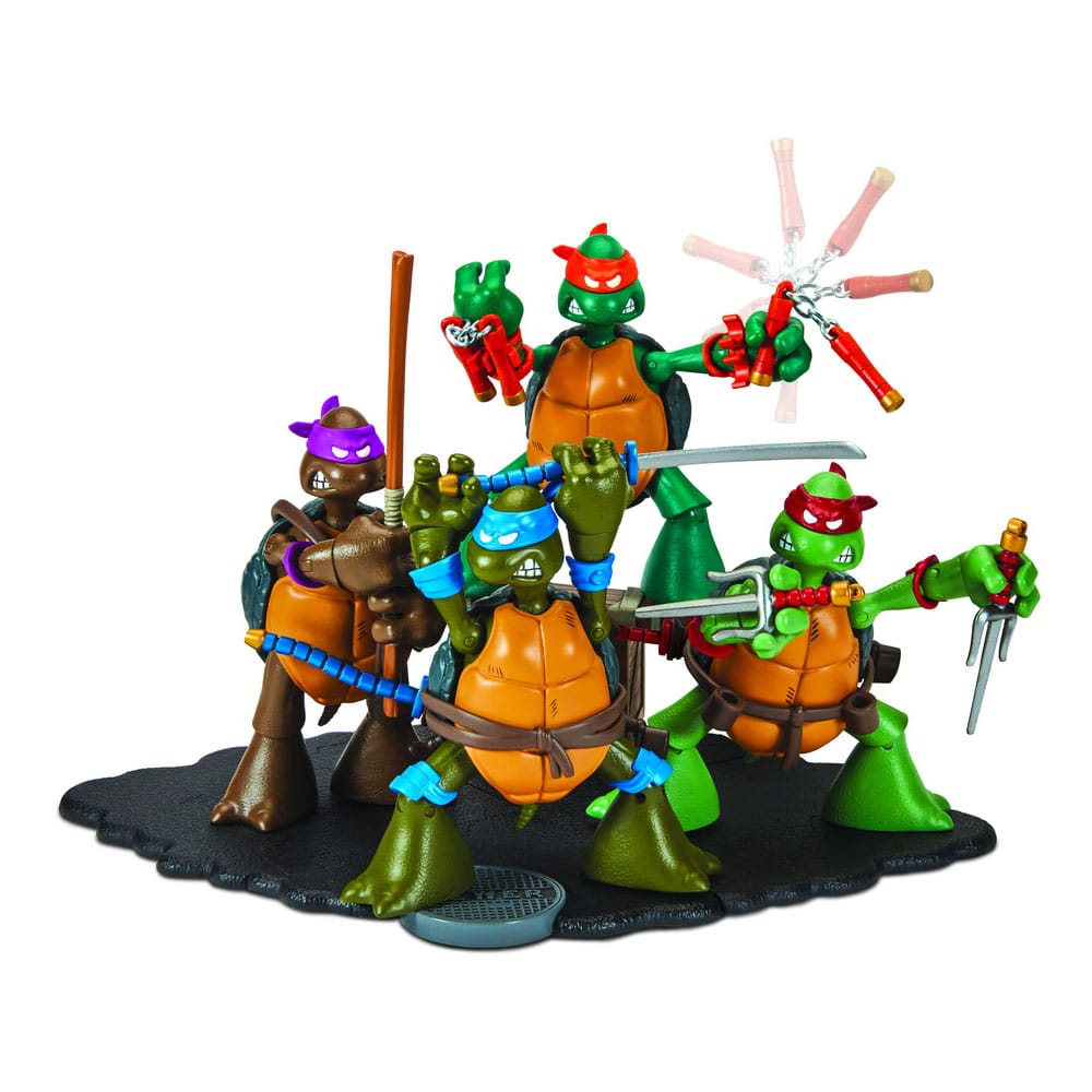 Teenage Mutant Ninja Turtles Action Figures 40th Anniversary 10 cm Pack