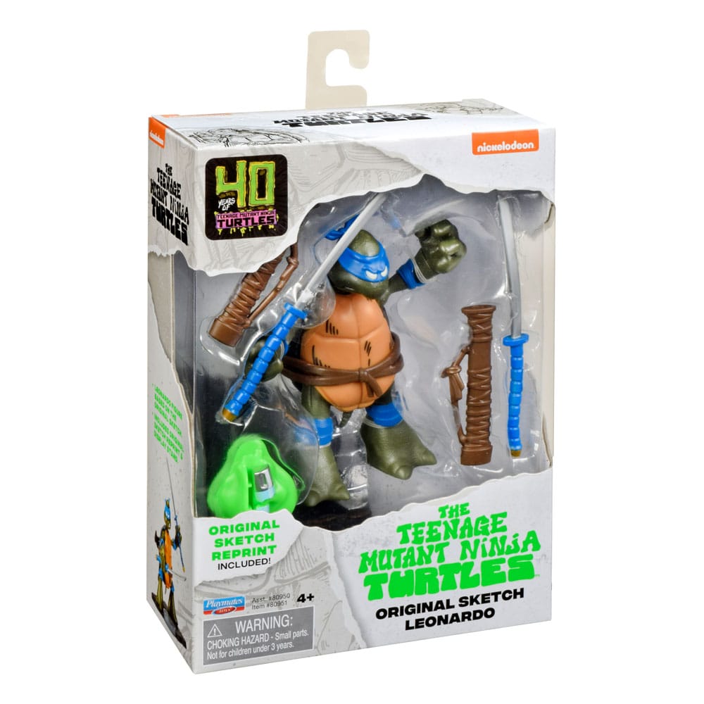 Teenage Mutant Ninja Turtles Action Figures 40th Anniversary 10 cm Pack
