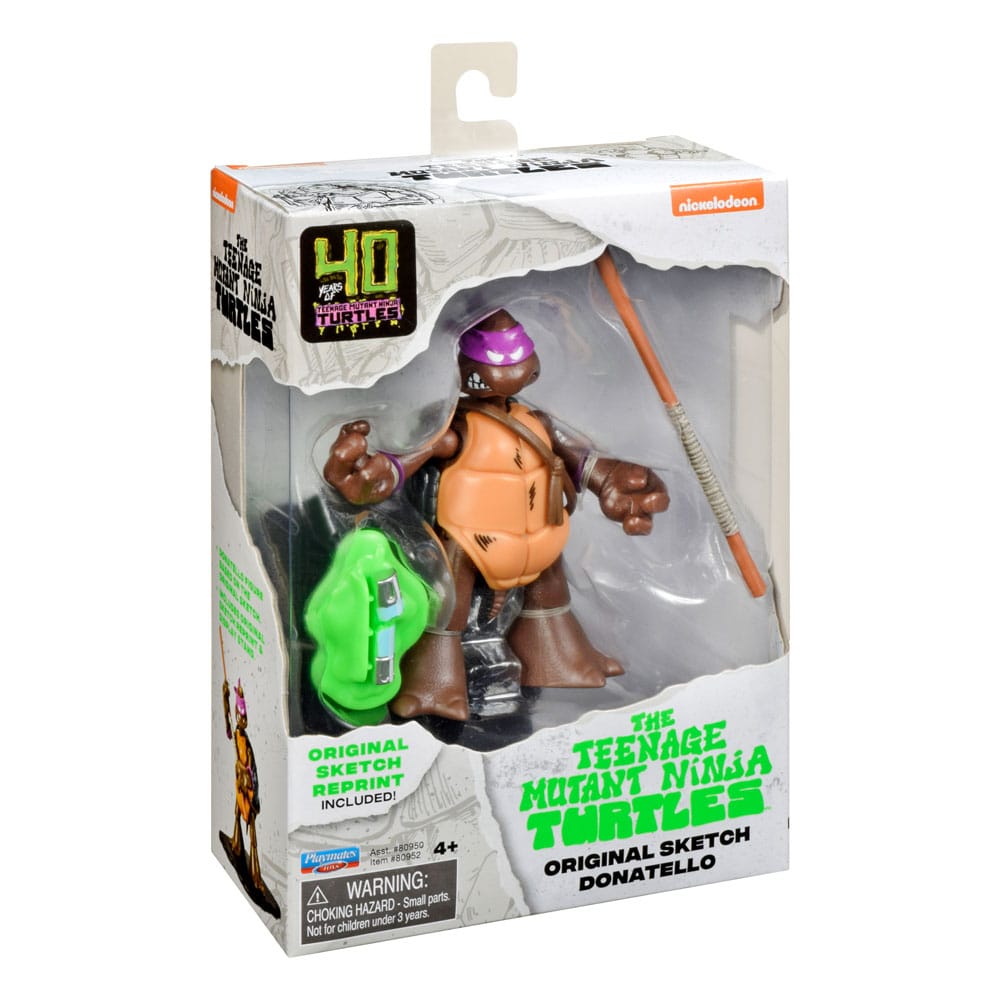 Teenage Mutant Ninja Turtles Action Figures 40th Anniversary 10 cm Pack