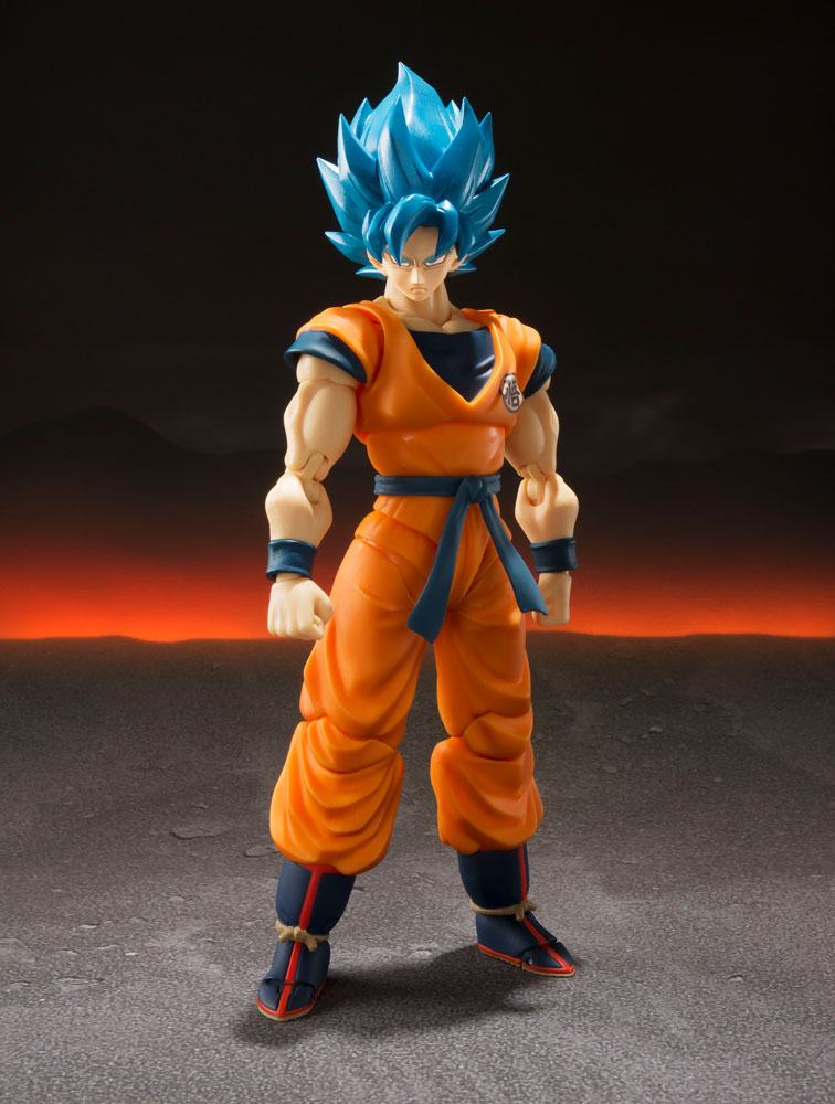 Dragon Ball Super Broly SH Figuarts Action Figure Super Saiyan God Super Saiyan Goku Super 14 cm