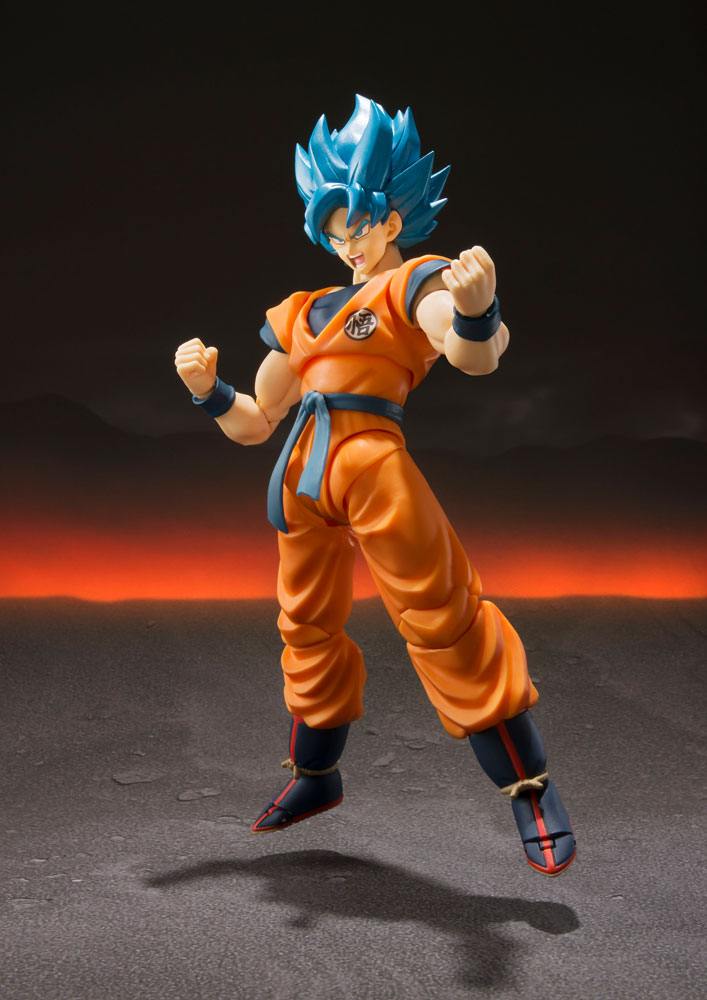 Dragon Ball Super Broly SH Figuarts Action Figure Super Saiyan God Super Saiyan Goku Super 14 cm