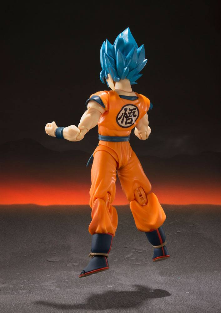 Dragon Ball Super Broly SH Figuarts Action Figure Super Saiyan God Super Saiyan Goku Super 14 cm