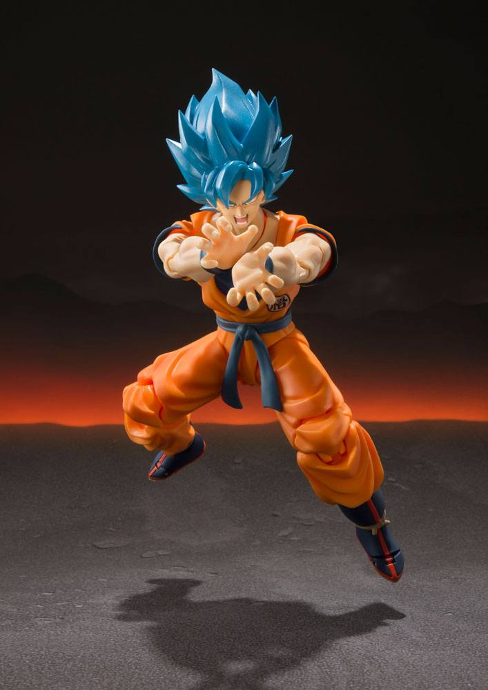 Dragon Ball Super Broly SH Figuarts Action Figure Super Saiyan God Super Saiyan Goku Super 14 cm