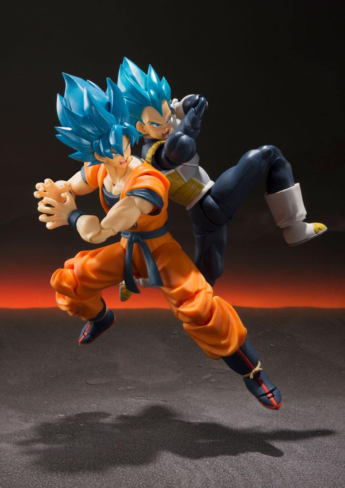 Dragon Ball Super Broly SH Figuarts Action Figure Super Saiyan God Super Saiyan Goku Super 14 cm