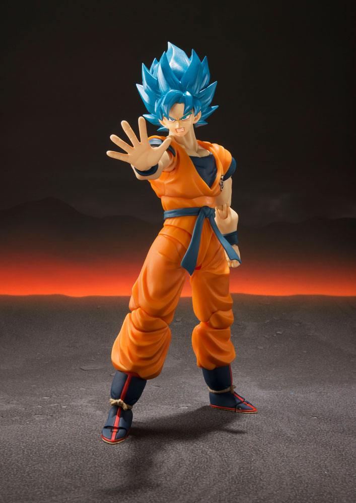 Dragon Ball Super Broly SH Figuarts Action Figure Super Saiyan God Super Saiyan Goku Super 14 cm