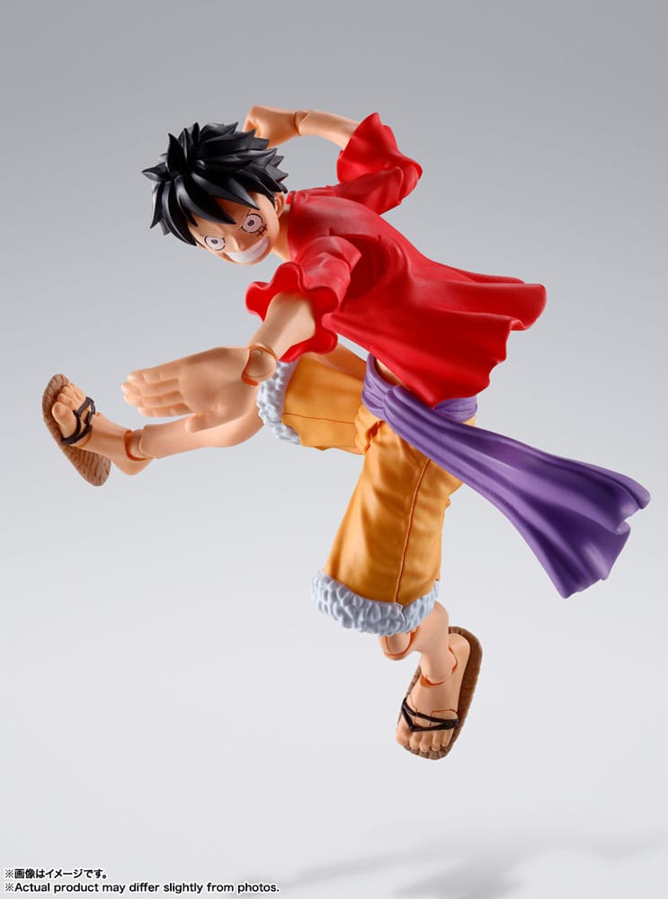 One Piece SH Figuarts Action Figure Monkey D. Luffy (The Raid on Onigashima) 14 cm