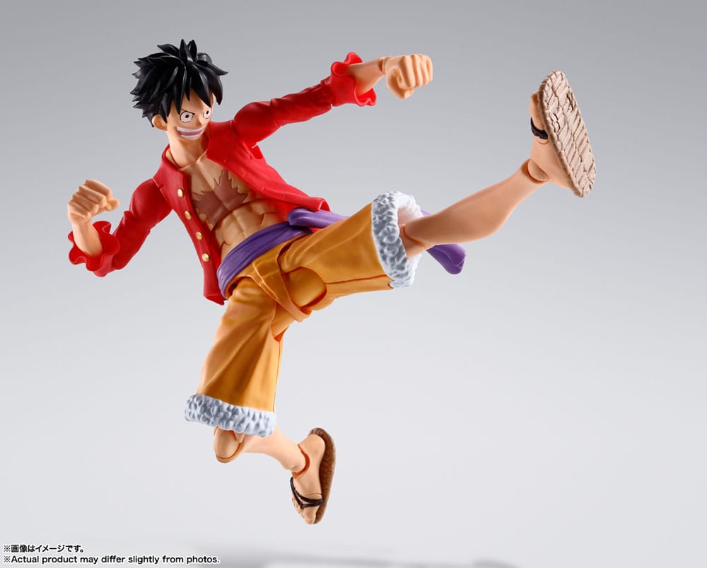 One Piece SH Figuarts Action Figure Monkey D. Luffy (The Raid on Onigashima) 14 cm