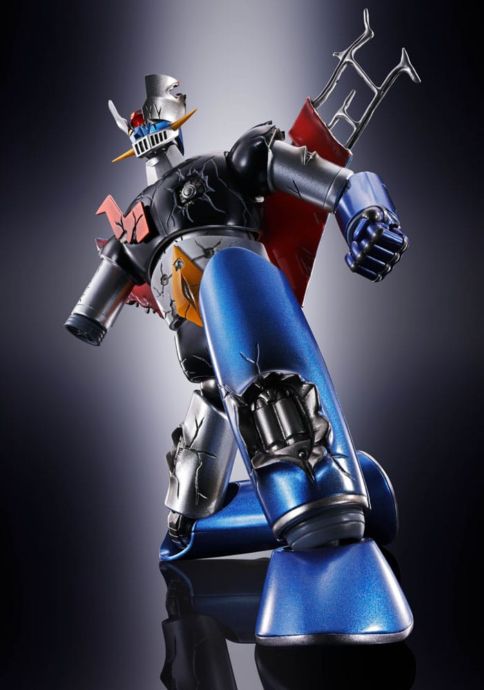 Great Mazinger Soul of Chogokin Diecast Action Figure GX-105D Great Mazinger Z Kakumei Shinka Damage Ver. 17 centimetri
