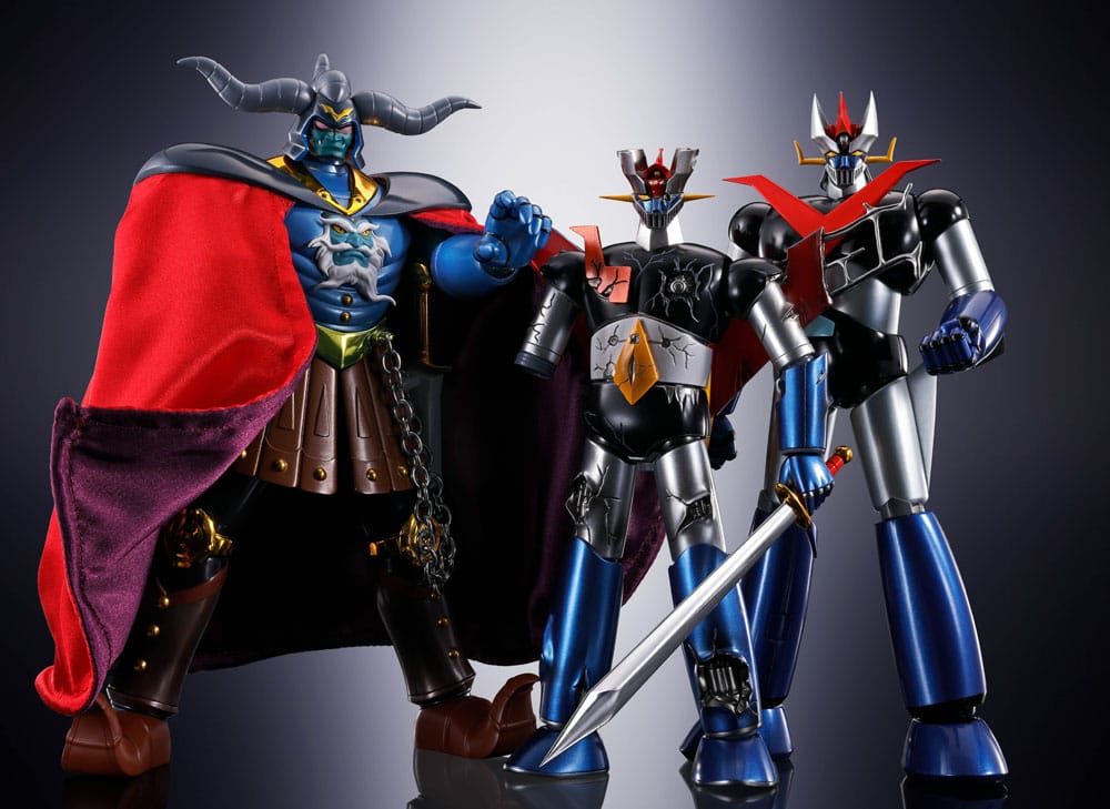 Great Mazinger Soul of Chogokin Diecast Action Figure GX-105D Great Mazinger Z Kakumei Shinka Damage Ver. 17 centimetri