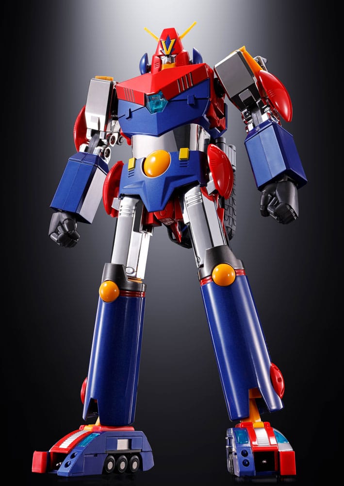 Super Macchina Elettromagnetica Voltes V Soul of Chogokin Diecast Action Figure GX50-SP Com-Battler V Chogokin 50th Anniversary Ver. 25 centimetri