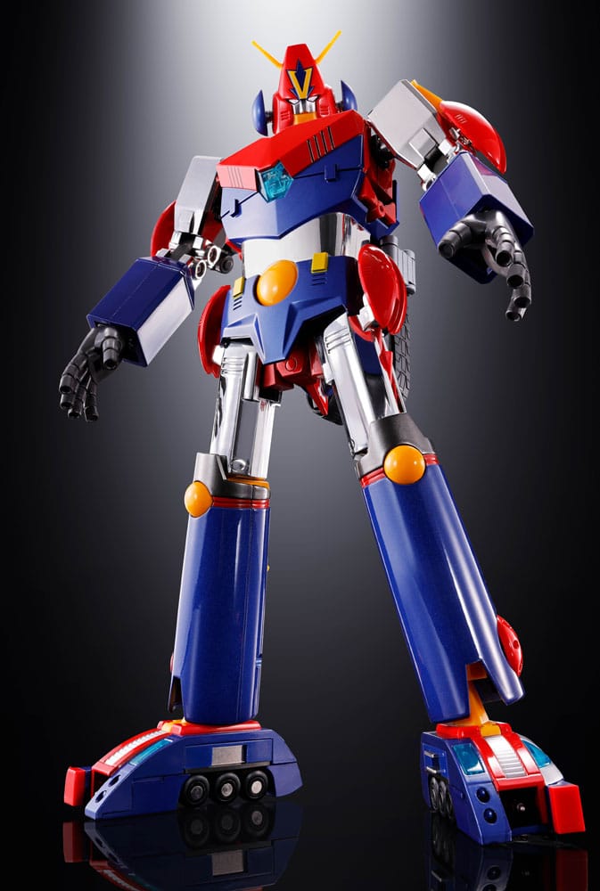 Super Macchina Elettromagnetica Voltes V Soul of Chogokin Diecast Action Figure GX50-SP Com-Battler V Chogokin 50th Anniversary Ver. 25 centimetri