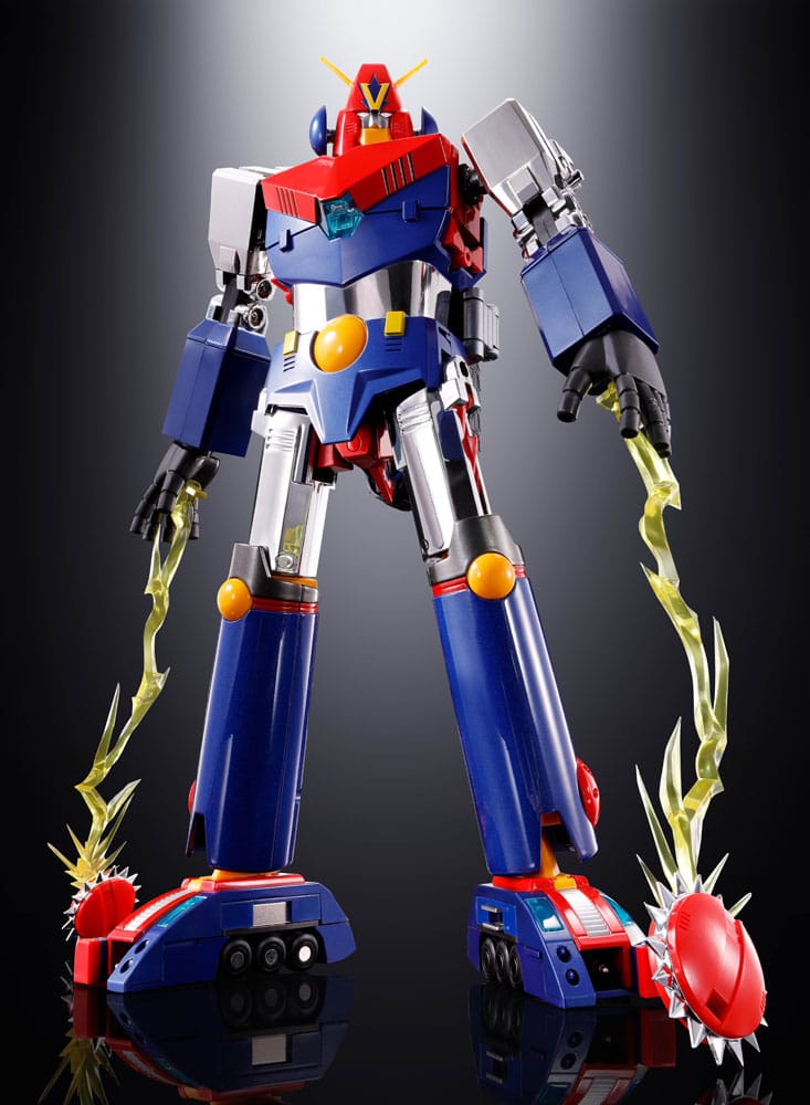 Super Macchina Elettromagnetica Voltes V Soul of Chogokin Diecast Action Figure GX50-SP Com-Battler V Chogokin 50th Anniversary Ver. 25 centimetri