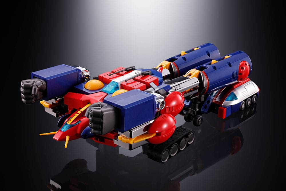 Super Macchina Elettromagnetica Voltes V Soul of Chogokin Diecast Action Figure GX50-SP Com-Battler V Chogokin 50th Anniversary Ver. 25 centimetri