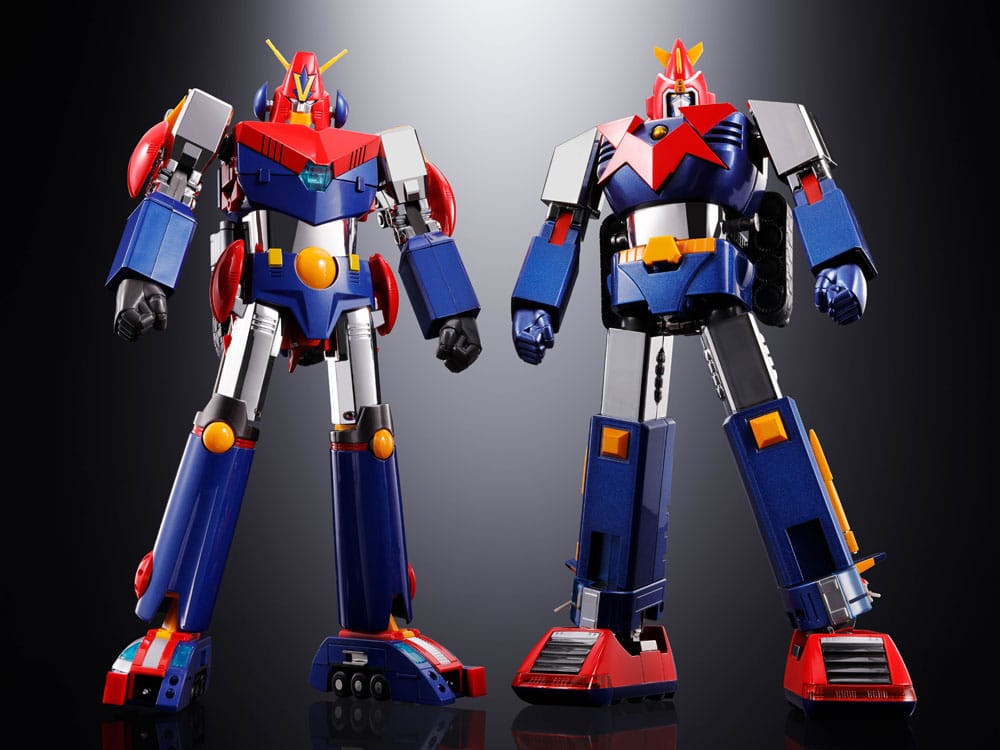 Super Macchina Elettromagnetica Voltes V Soul of Chogokin Diecast Action Figure GX50-SP Com-Battler V Chogokin 50th Anniversary Ver. 25 centimetri