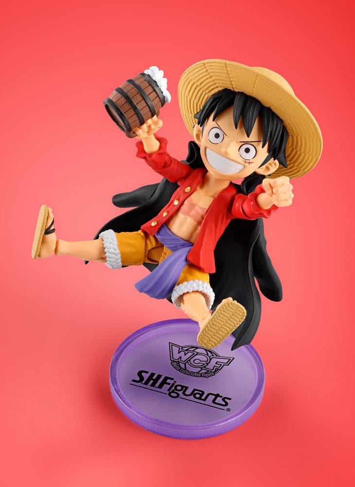 One Piece World Collactable Figures x SH Figuarts Action Figure Monkey D. Luffy 8 cm