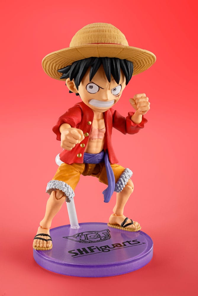 One Piece World Collectable Figures x SH Figuarts Action Figure Monkey D. Luffy 8 cm