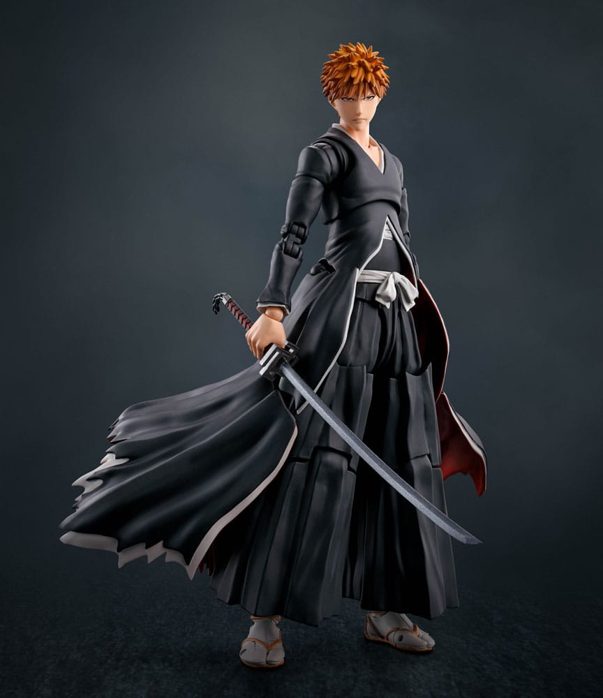 Bleach SH Figuarts Action Figure Ichigo Kurosaki Getsugatensho 16 cm