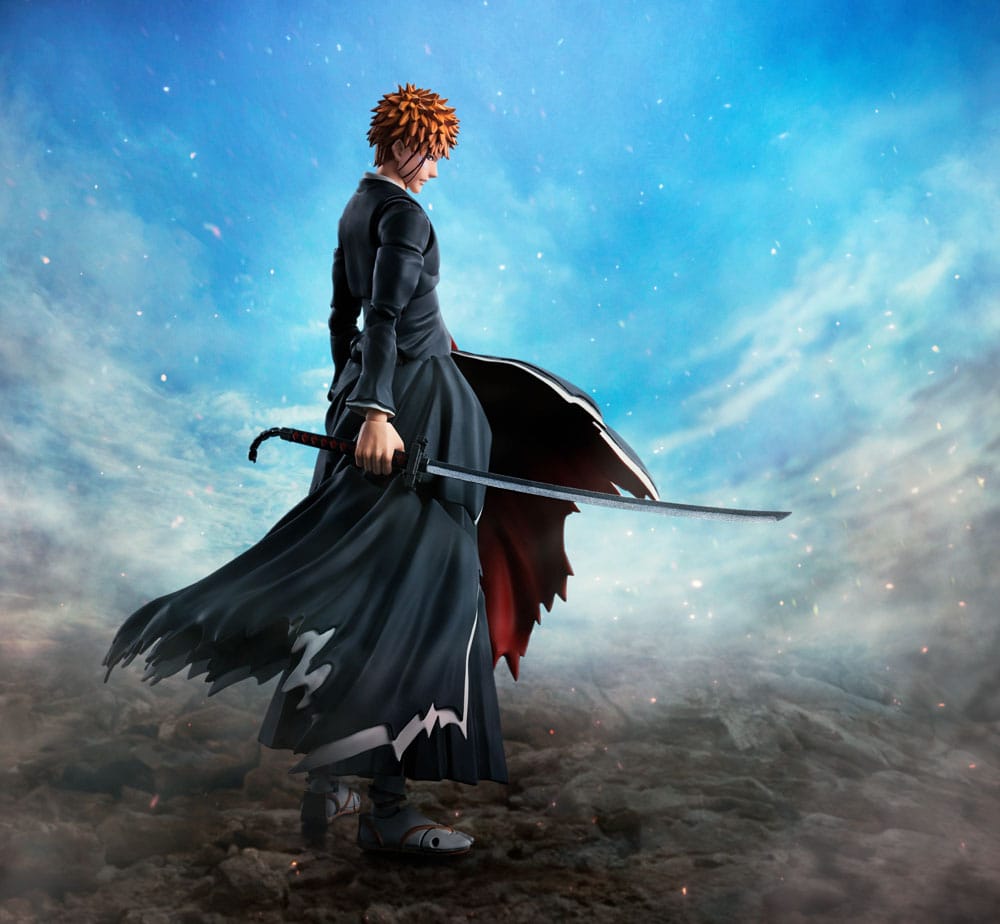 Bleach SH Figuarts Action Figure Ichigo Kurosaki Getsugatensho 16 cm