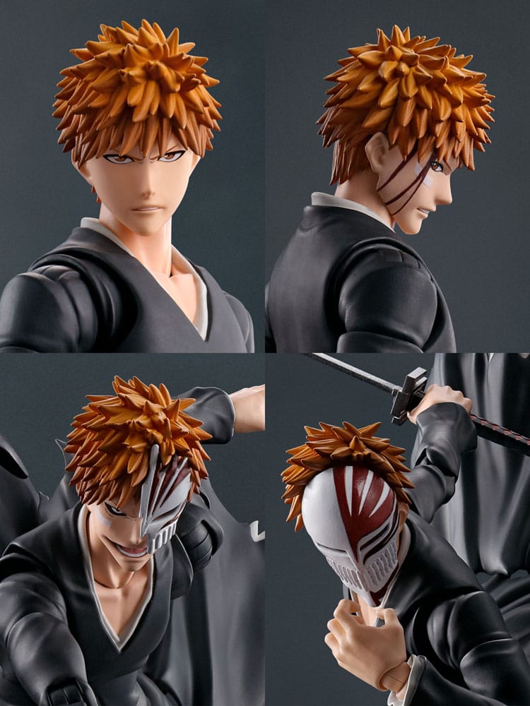 Bleach SH Figuarts Action Figure Ichigo Kurosaki Getsugatensho 16 cm