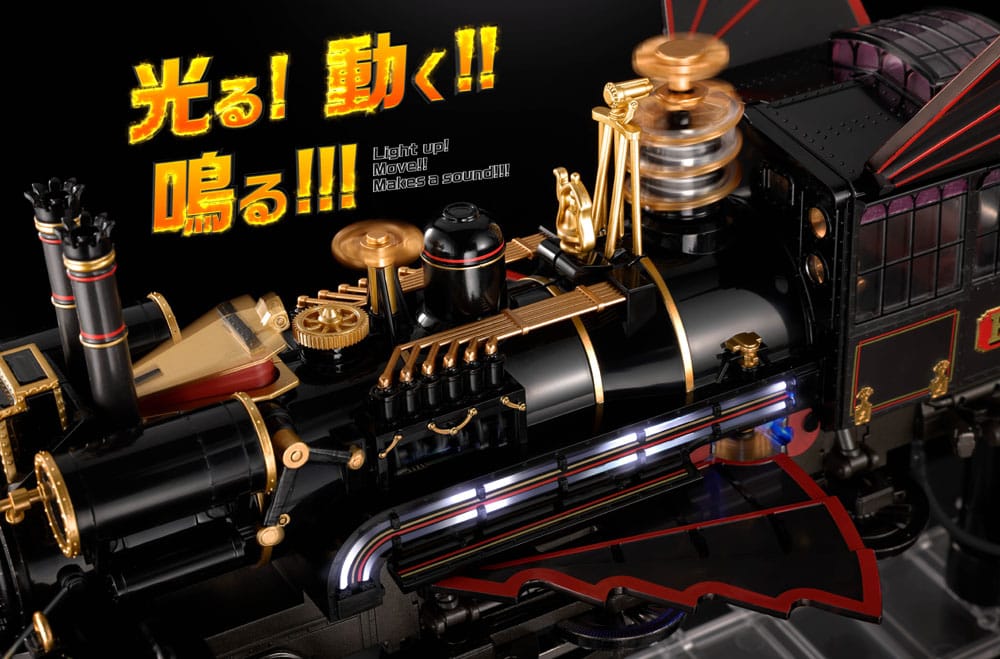 Back To The Future Chogokin Action Figure Time Train 52 cm