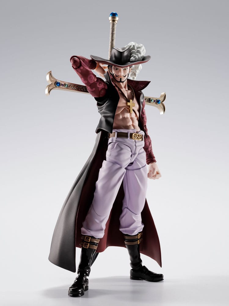 One Piece SHFiguarts Action Figure Dracule Mihawk Hawkeye 17 cm