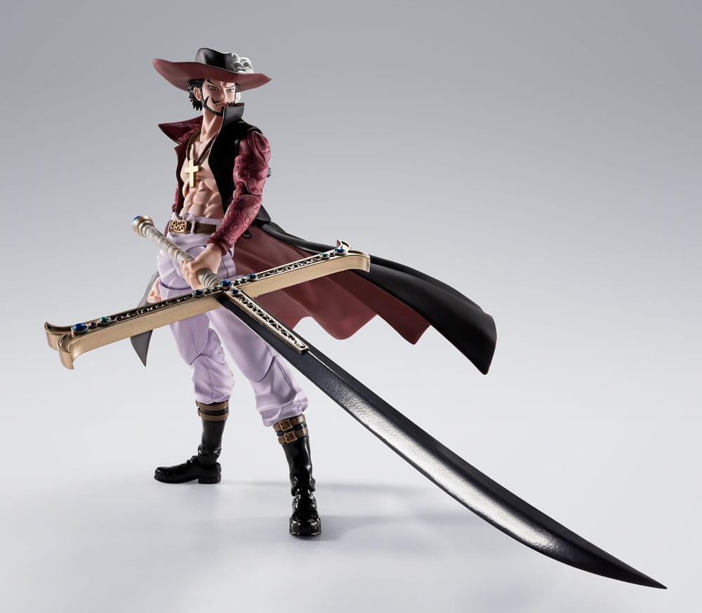 One Piece SHFiguarts Action Figure Dracule Mihawk Hawkeye 17 cm