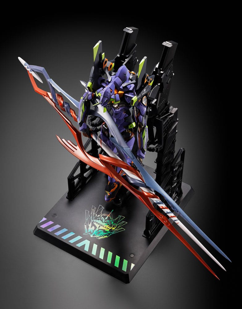 Neon Genesis Evangelion Metal Build Action Figure Eva Test Type-01 30th with the Spear of Gaius 22 cm