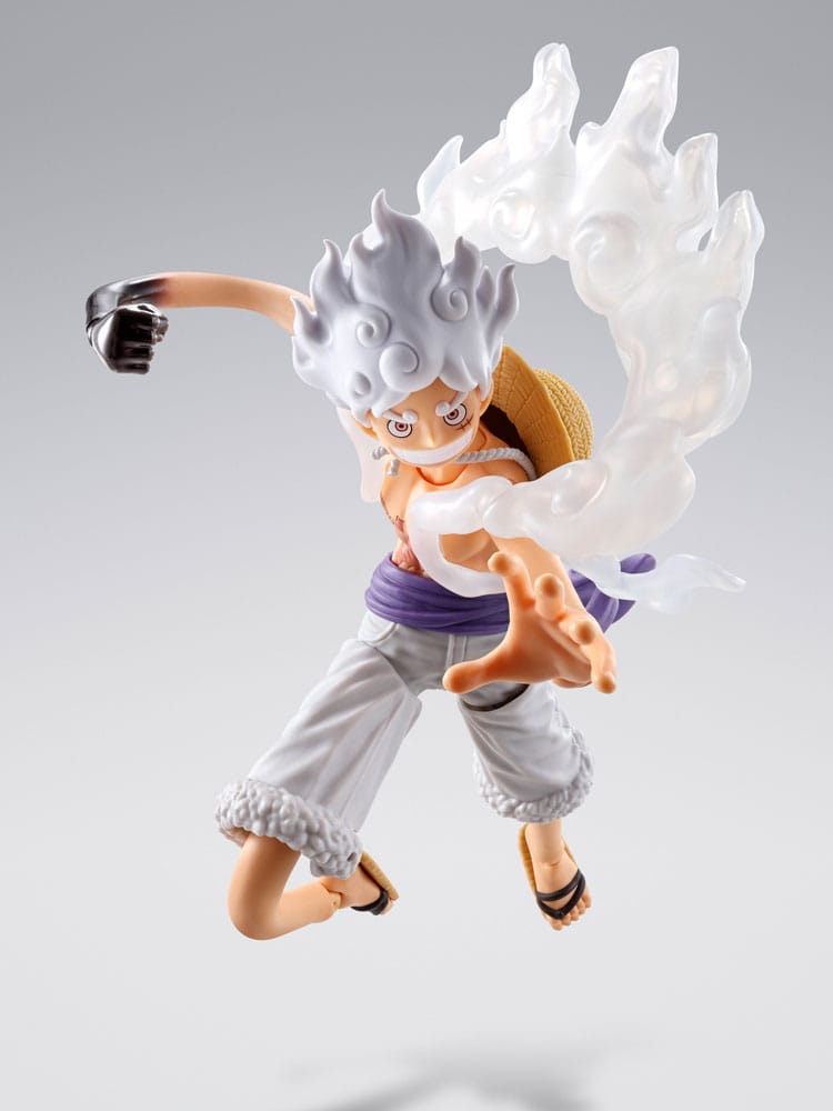 One Piece SHFiguarts Action Figure Monkey D. Luffy Gear 5 -Future Island Egghead- 6 inches