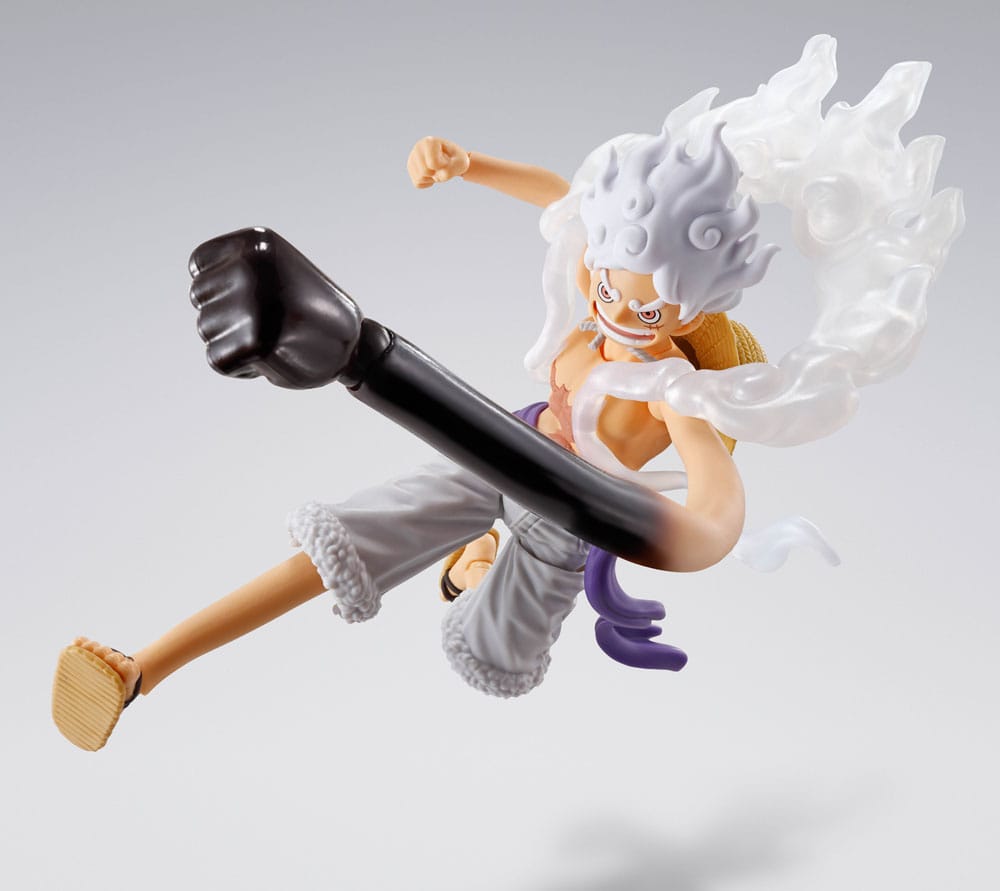 One Piece SHFiguarts Action Figure Monkey D. Luffy Gear 5 -Future Island Egghead- 6 inches