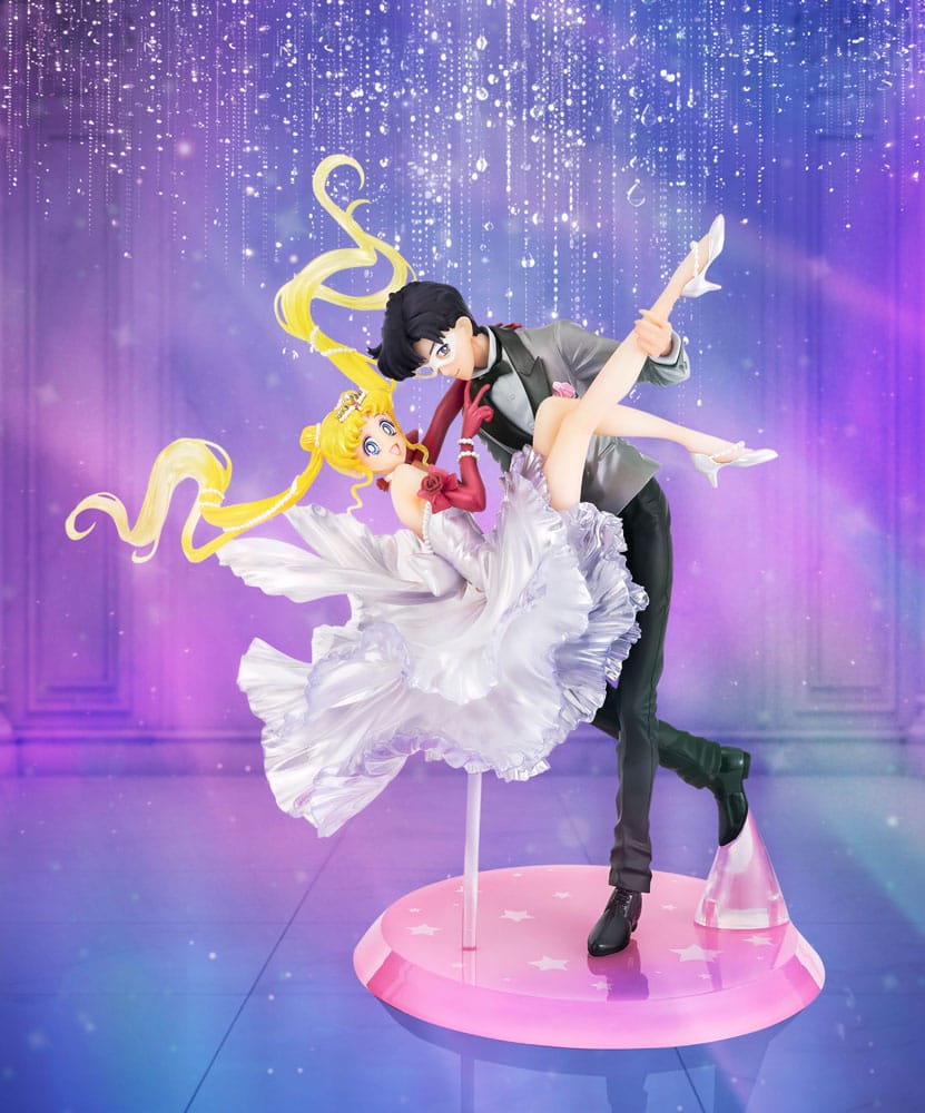Sailor Moon FiguartsZERO Chouette PVC Statue Usagi & Tuxedo Mask Moonlight Glow Edition 24 cm