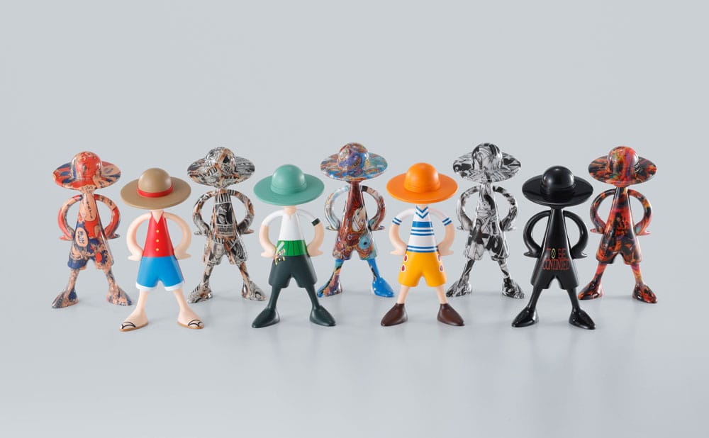 One Piece Luffy´s Mini Figures Archive of Adventure 9 cm Complete Box (10 figures)
