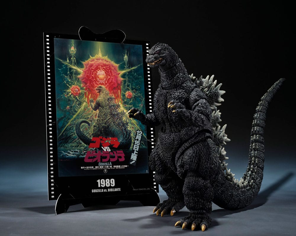 Godzilla (1989) SH Monster Arts Action Figure Godzilla vs. Biollante Movie Graphic Plus 16 cm