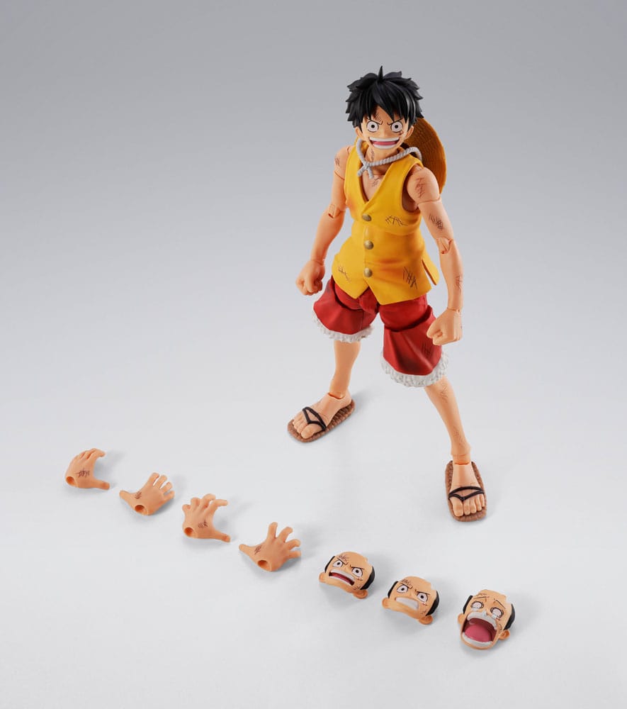 One Piece SHFiguarts Action Figure Monkey D. Luffy Marineford 6 inch
