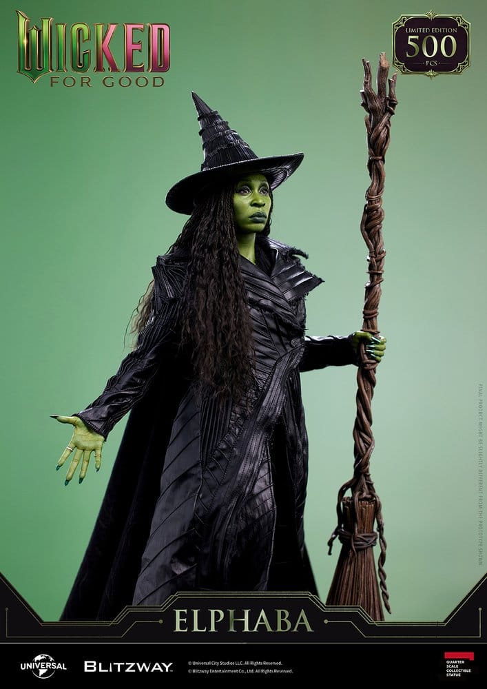 Wicked 2: For Good Superb Scale Statue 1/4 Elphaba 56 cm