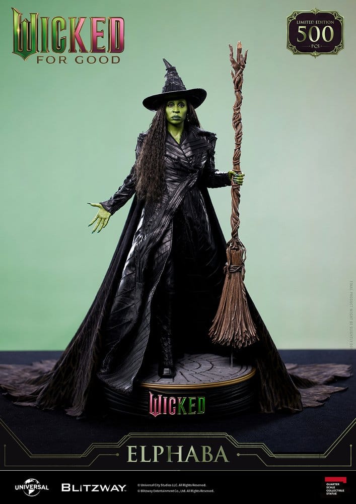 Wicked 2: For Good Superb Scale Statue 1/4 Elphaba 56 cm