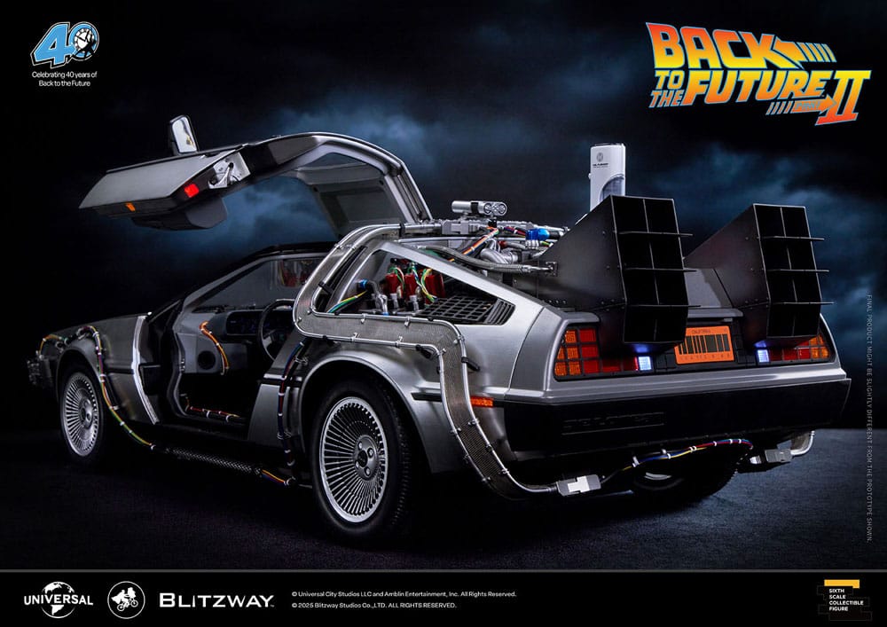 Back to the Future II Premium UMS vehicle 1/6 Time Machine 74 cm