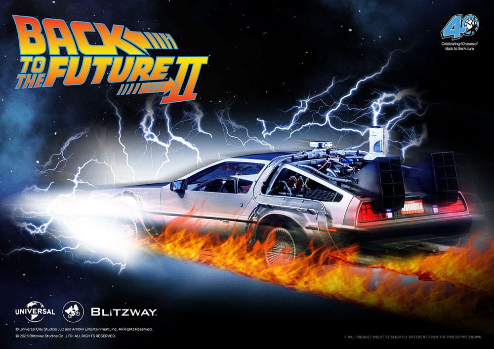 Back to the Future II Premium UMS vehicle 1/6 Time Machine 74 cm