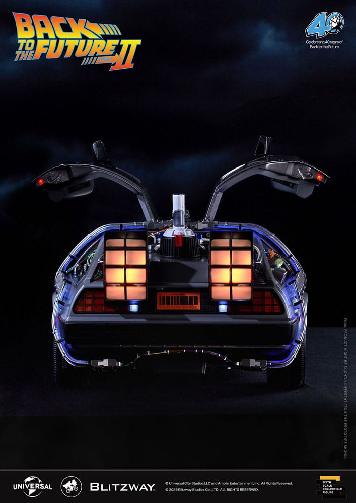 Back to the Future II Premium UMS vehicle 1/6 Time Machine 74 cm