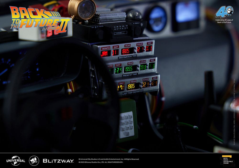 Back to the Future II Premium UMS vehicle 1/6 Time Machine 74 cm