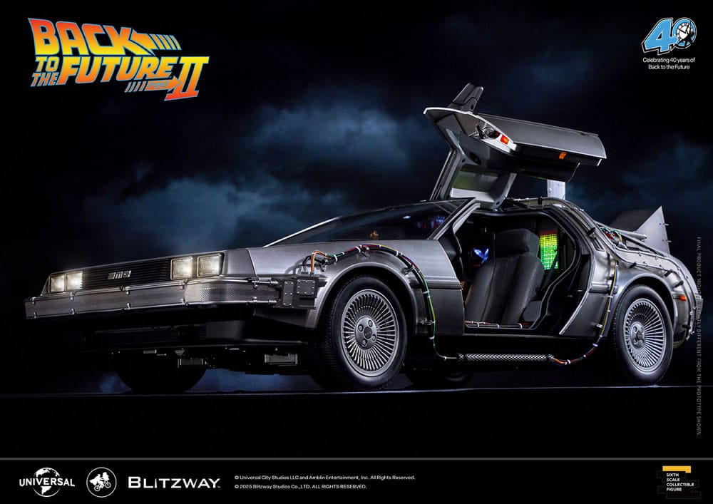 Back to the Future II Premium UMS vehicle 1/6 Time Machine 74 cm