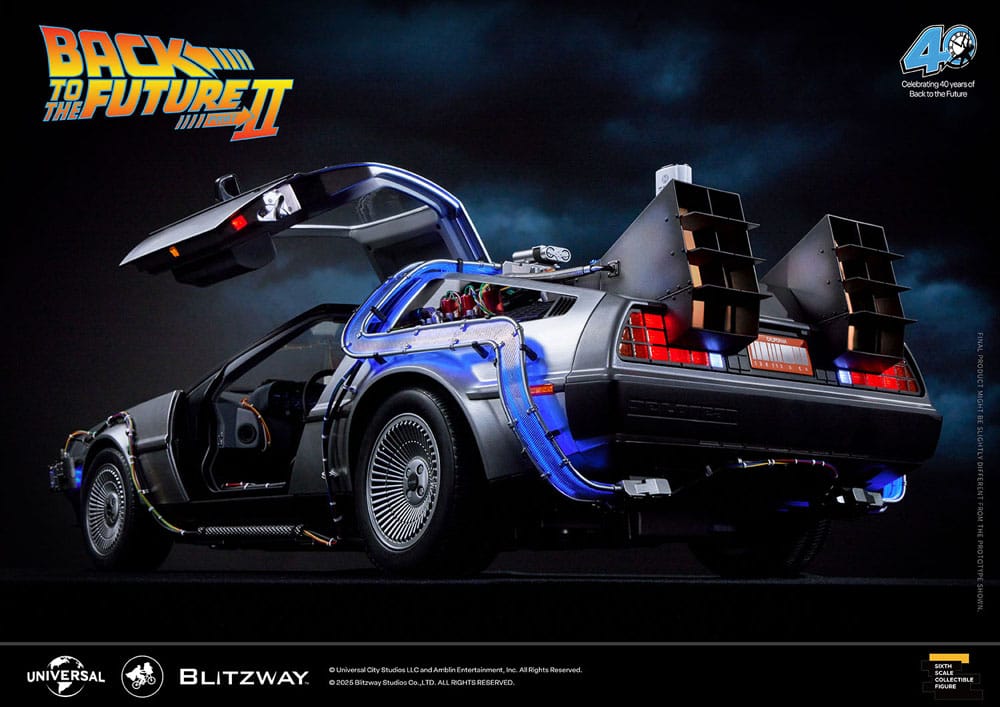 Back to the Future II Premium UMS vehicle 1/6 Time Machine 74 cm