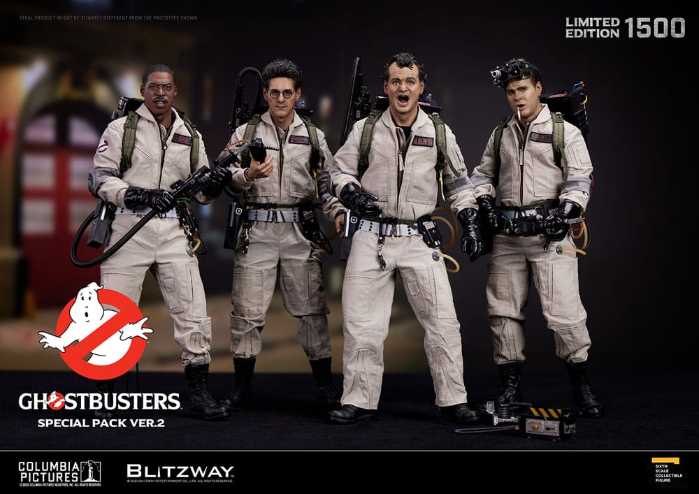 Ghostbusters Premium UMS Action Figure 4-Pack 1/6 Venkman, Stantz, Spengler, Zeddemore Ver. 2 31 cm
